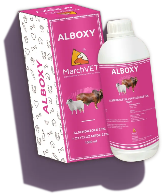 ALBOXY (ALBENDAZOLE 250MG + OXYCLOZANIDE 250MG) hover
