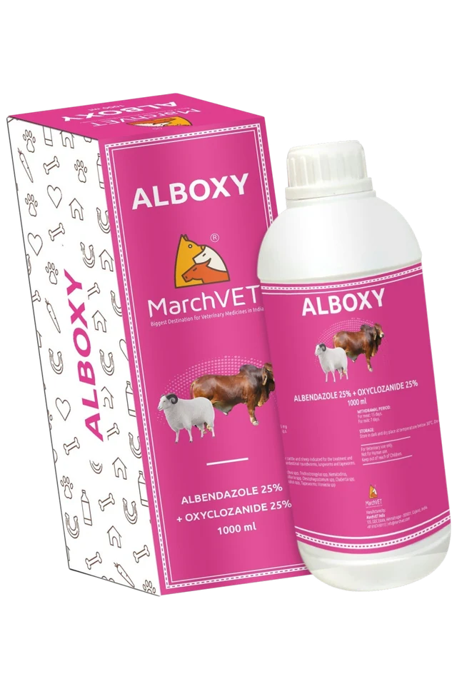 ALBOXY (ALBENDAZOLE 250MG + OXYCLOZANIDE 250MG) hover
